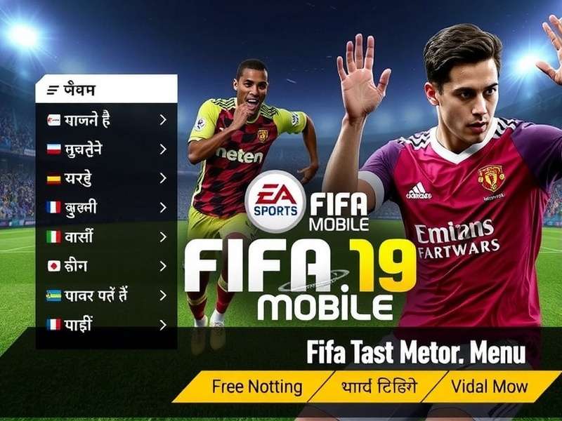 FIFA Mobile India Dominators Hindi Menu
